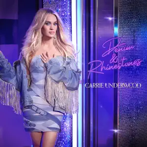 Denim Rhinestones Carrie Underwood